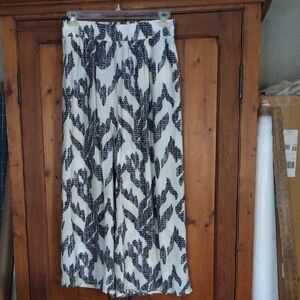 Peace Love World Wide Leg Ikat Pants S
